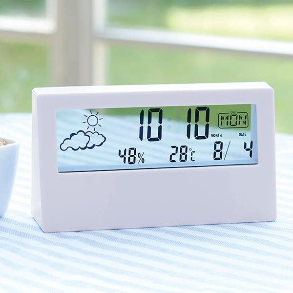 クリアスクリーン多機能デジタル時計