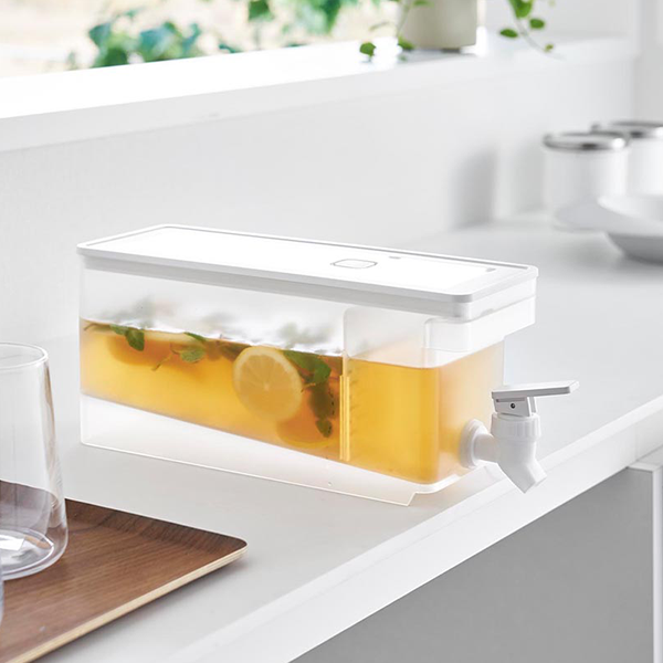 山崎実業 tower 冷蔵庫ドリンクサーバー1.8L