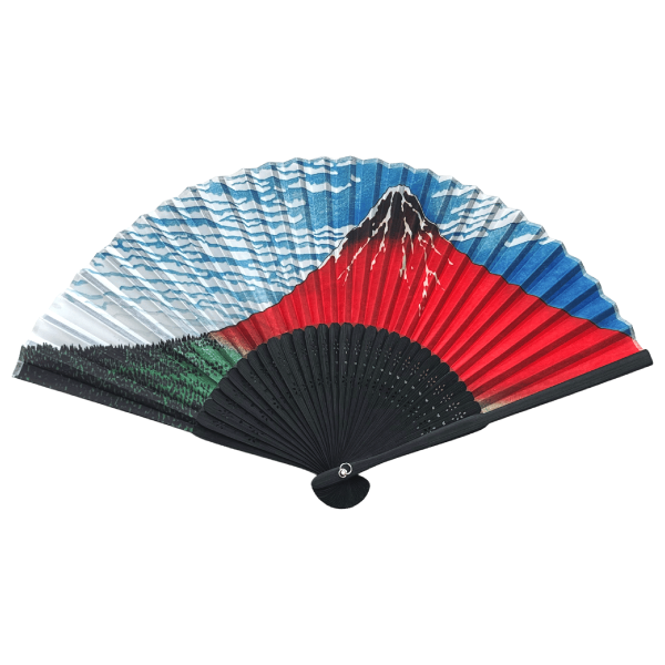 黒竹扇子　凱風快晴